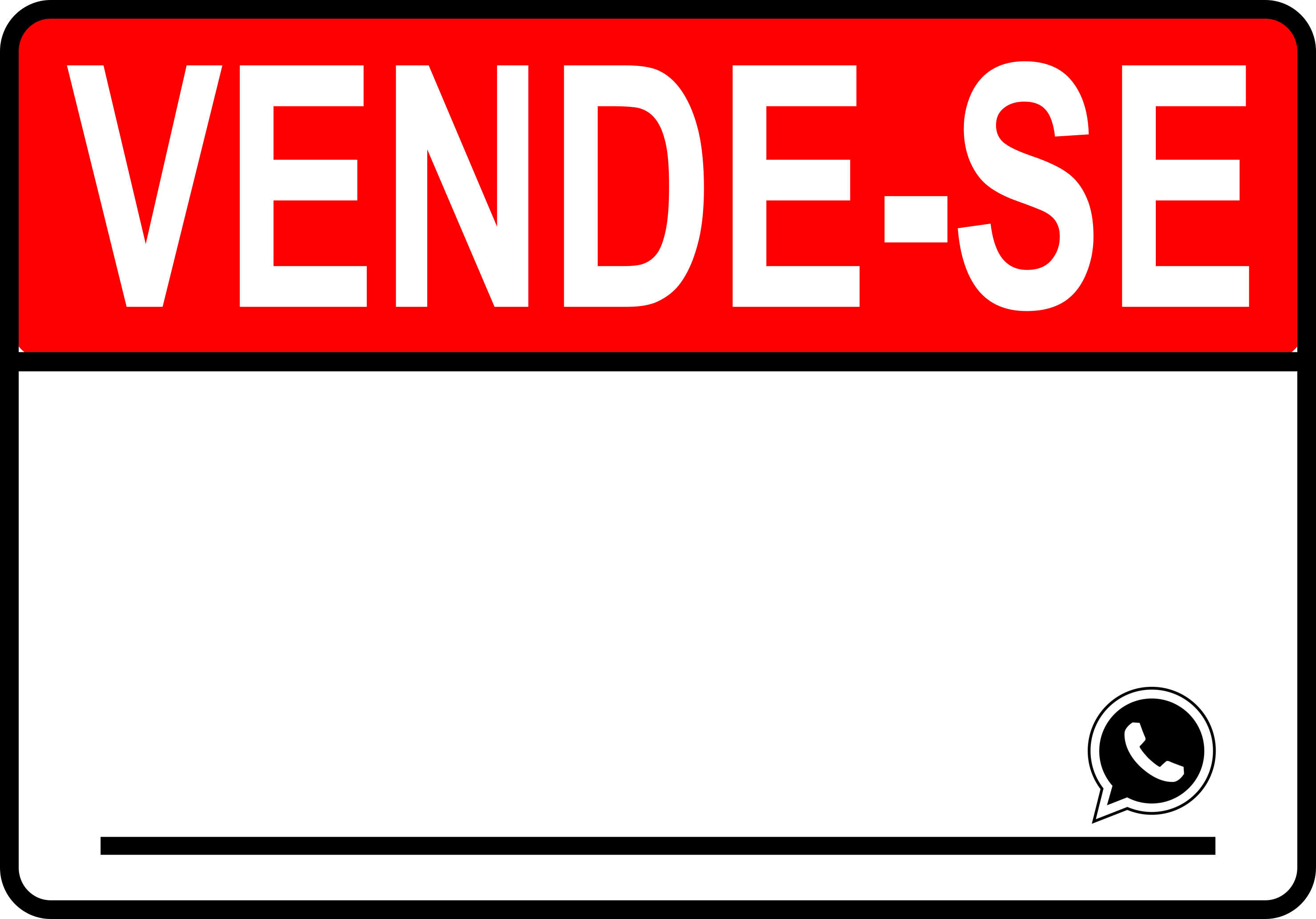 Placa de Vende-se para imprimir. Placa de Vende-se para imprimir.
